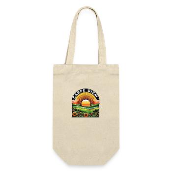 Carpe Diem - Gift Bag for Bottles - nature - Front