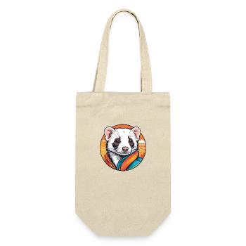 Ferret - Gift Bag for Bottles - nature - Front