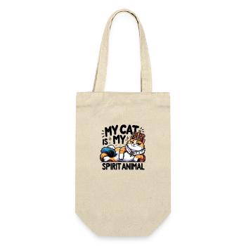 My cat is my spirit Animal - Gift Bag for Bottles - nature - Front
