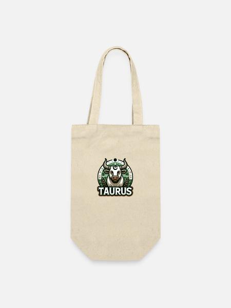 Taurus - Geschenkbeutel für Flaschen - Natur