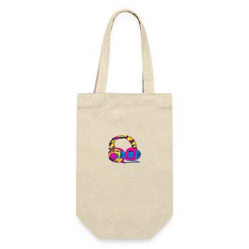 Colorful Geometric Headphones. Headset - Gift Bag for Bottles - nature - Front