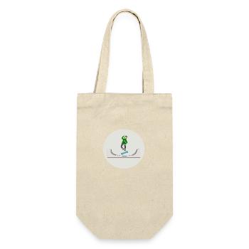 Skater - Gift Bag for Bottles - nature - Front