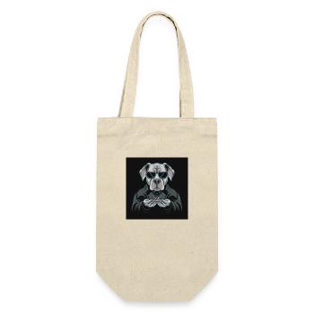 Morpheus Dog - Geschenkbeutel für Flaschen - Natur - Vorne