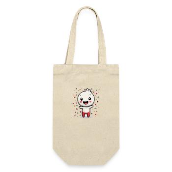 Carnival joy with confetti - Gift Bag for Bottles - nature - Front