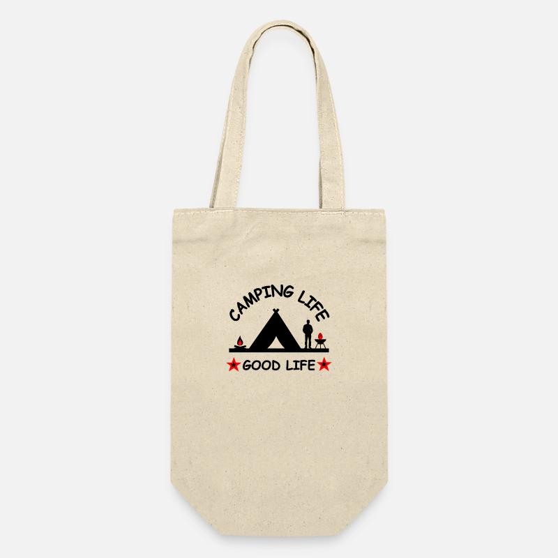 Camping - Gift Bag for Bottles - nature