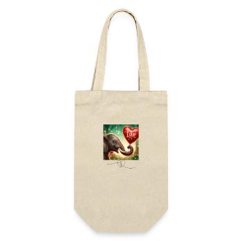 Amour d’éléphant - Sac à bouteille - nature - Devant