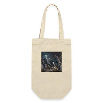 Dance Skeleton - Gift Bag for Bottles - nature - Front
