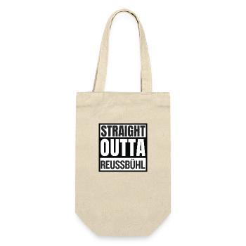 Straight Outta Reussbühl - Geschenkbeutel für Flaschen - Natur - Vorne
