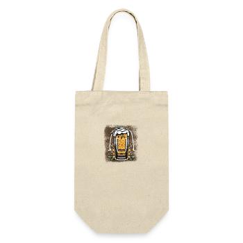 Kühles Blondes Bier - Geschenkbeutel für Flaschen - Natur - Vorne