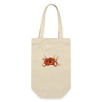 RIESIGER PAZIFISCHER OKTOPUS - Geschenkbeutel für Flaschen - Natur - Vorne