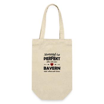 Perfekt aus Süddeutschland - Geschenkbeutel für Flaschen - Natur - Vorne