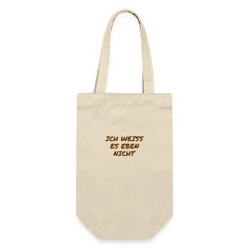 I don't know - Gift Bag for Bottles - nature - Front