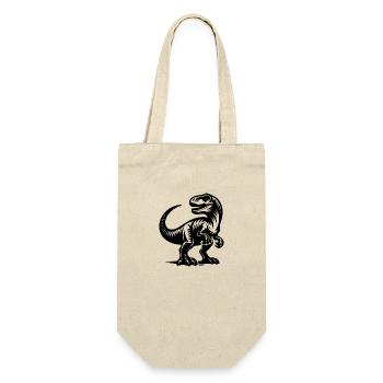 Cute Little Kids Raptor Dinosaur - Gift Bag for Bottles - nature - Front