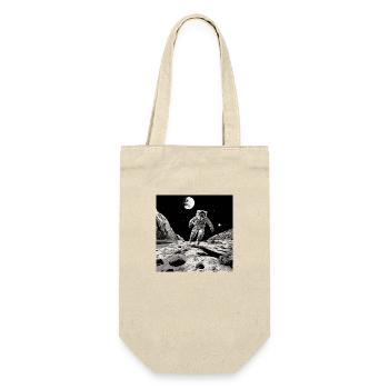 Man in the Moon comic - Geschenkbeutel für Flaschen - Natur - Vorne