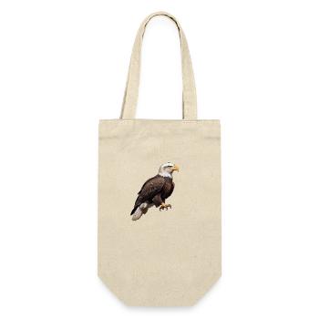 Schöner Weißkopfseeadler - Geschenkbeutel für Flaschen - Natur - Vorne