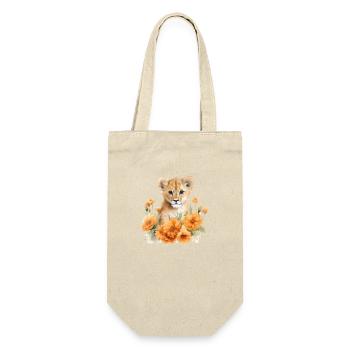 Flower Cub Essence - Geschenkbeutel für Flaschen - Natur - Vorne