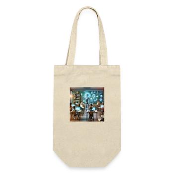 AI in Education - Gift Bag for Bottles - nature - Front