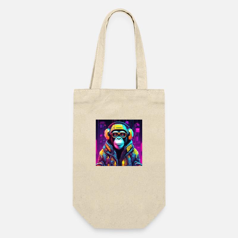 Nft Monkey - Gift Bag for Bottles - nature