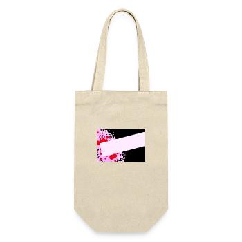 Pink Abstract Background - Gift Bag for Bottles - nature - Front