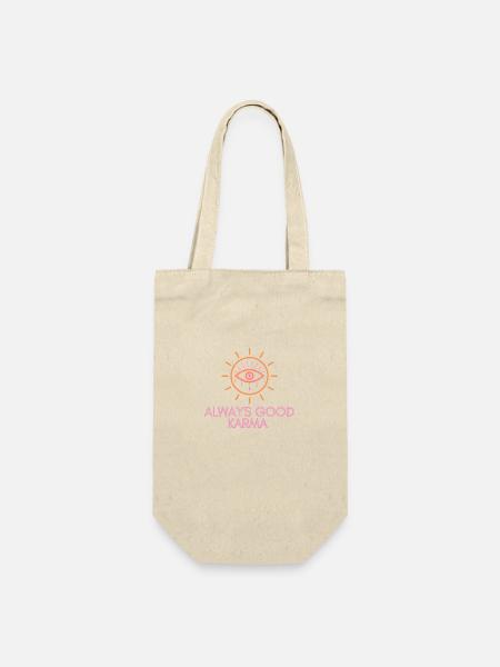 Toujours un bon karma - Sac à bouteille - nature
