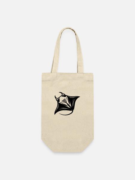 Elégante raie manta géante en vol - Sac à bouteille - nature