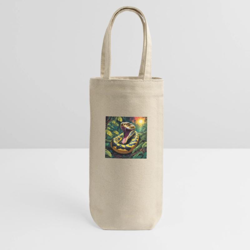 Serpent python Sac à bouteille