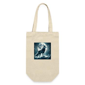 Wolf - Gift Bag for Bottles - nature - Front