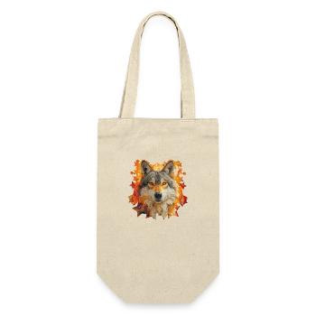 Wolf and Stars - Gift Bag for Bottles - nature - Front