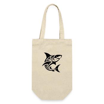Tribal Tiger Shark Style Diver Fan Tattoo - Sac à bouteille - nature - Devant