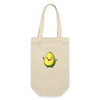 Süße Avocado für Babys und Kinder - Geschenkbeutel für Flaschen - Natur - Vorne