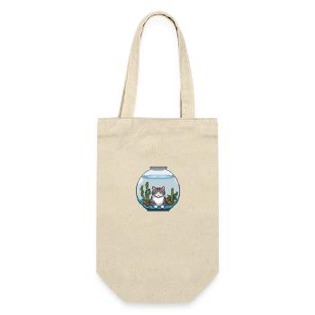 Aquatic Purr-spective - Gift Bag for Bottles - nature - Front