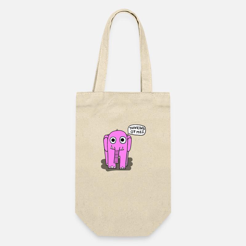 Éléphant rose - Sac à bouteille - nature