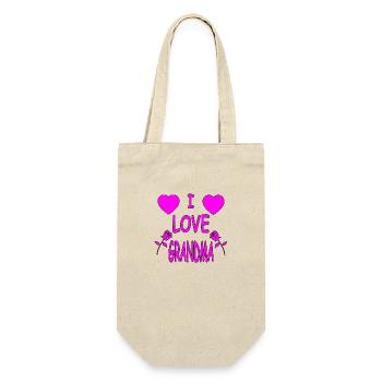 Granny - Gift Bag for Bottles - nature - Front