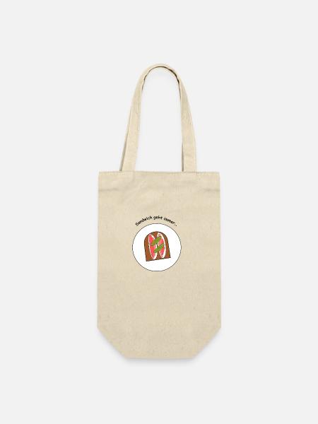 Sandwich always works - Gift Bag for Bottles - nature