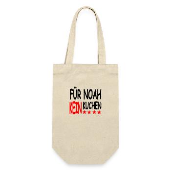 Kuchen - Geschenkbeutel für Flaschen - Natur - Vorne
