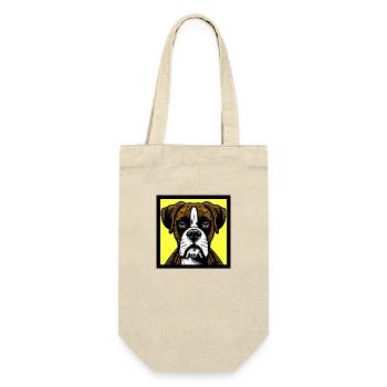 Boxer Chien pop art - Sac à bouteille - nature - Devant