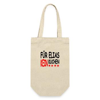 Kuchen - Geschenkbeutel für Flaschen - Natur - Vorne