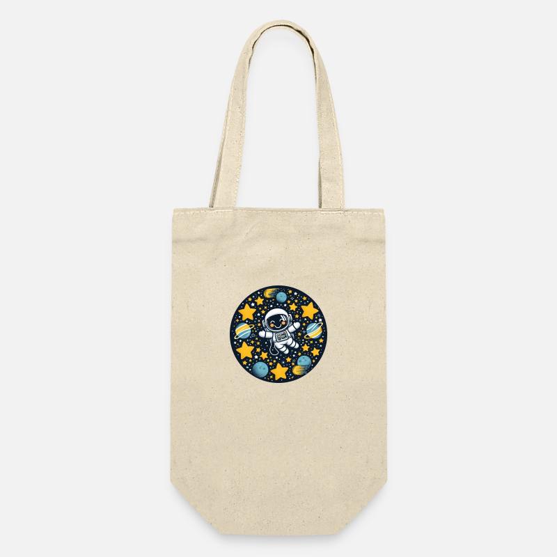 Enfant astronaute dans l’espace - Sac à bouteille - nature