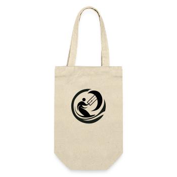 Kitesurfer - Geschenkbeutel für Flaschen - Natur - Vorne