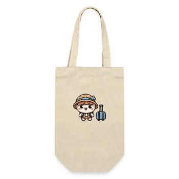 Kawaii Mignon Petit Voyageur - Sac à bouteille - nature - Devant