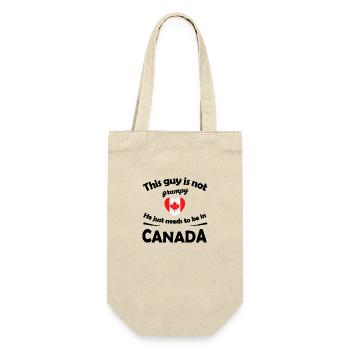 Die Ferien in Kanada - Geschenkbeutel für Flaschen - Natur - Vorne