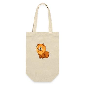 Stoic Chow Chow Guarding Territory - Gift Bag for Bottles - nature - Front
