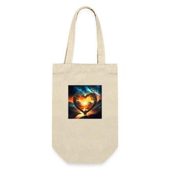 Firefly peace and love - Gift Bag for Bottles - nature - Front