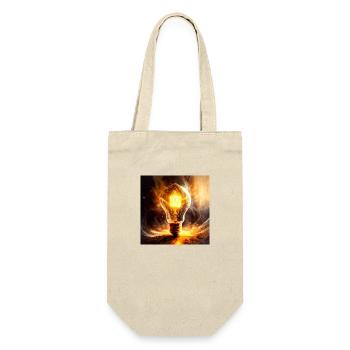Firefly designed in incandescent - Gift Bag for Bottles - nature - Front