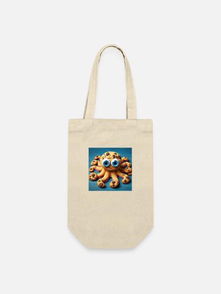 Cookiekrake - Geschenkbeutel für Flaschen - Natur