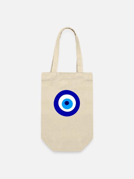 Nazar-Amulett - Geschenkbeutel für Flaschen - Natur