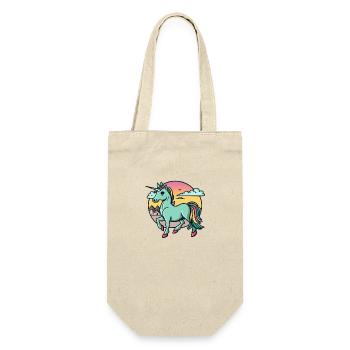 Emerald Unicorn in the Skies - Gift Bag for Bottles - nature - Front