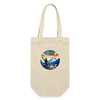 spread free - Geschenkbeutel für Flaschen - Natur - Vorne