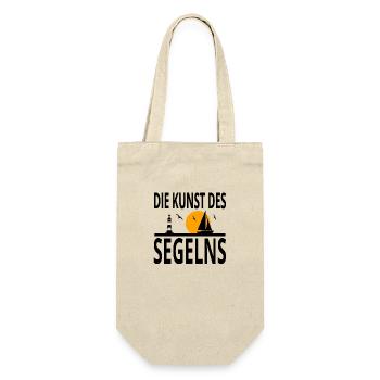 Segeln - Geschenkbeutel für Flaschen - Natur - Vorne