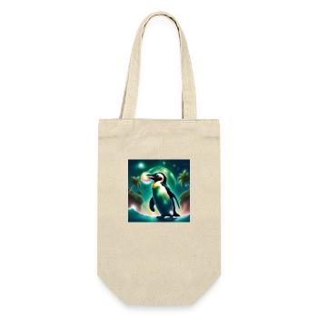 Hulafus 🧊🧊🧊 - Geschenkbeutel für Flaschen - Natur - Vorne